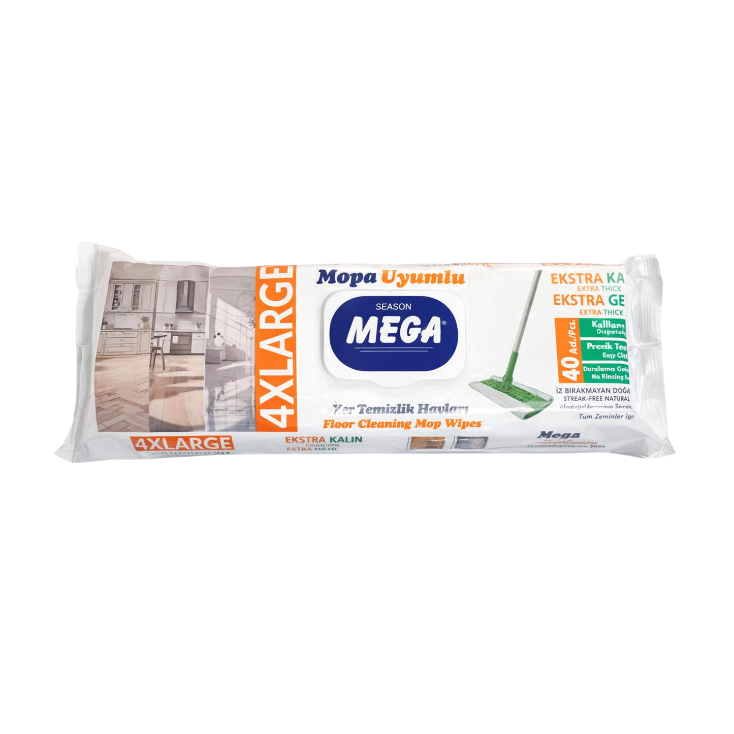 SERVETELE UMEDE MOP MEGA-40BUC