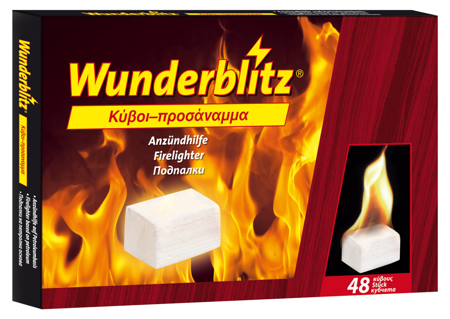Brichete foc - WUNDERBLITZ - 48 buc