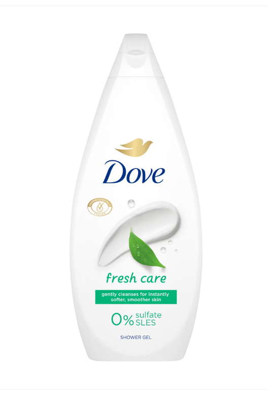 Gel de duş DOVE 720ml - Essential Care-0% sulfati SLES
