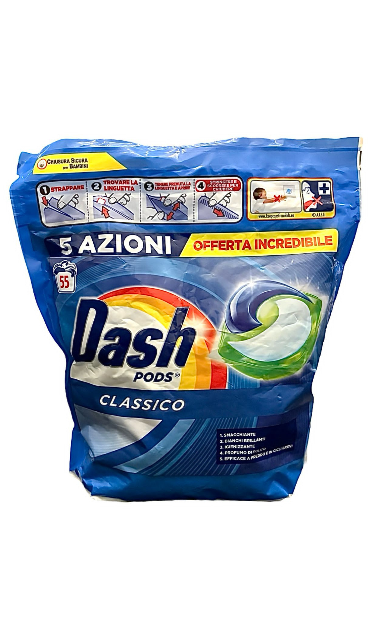 Capsula Detergent DASH Universal-55 buc