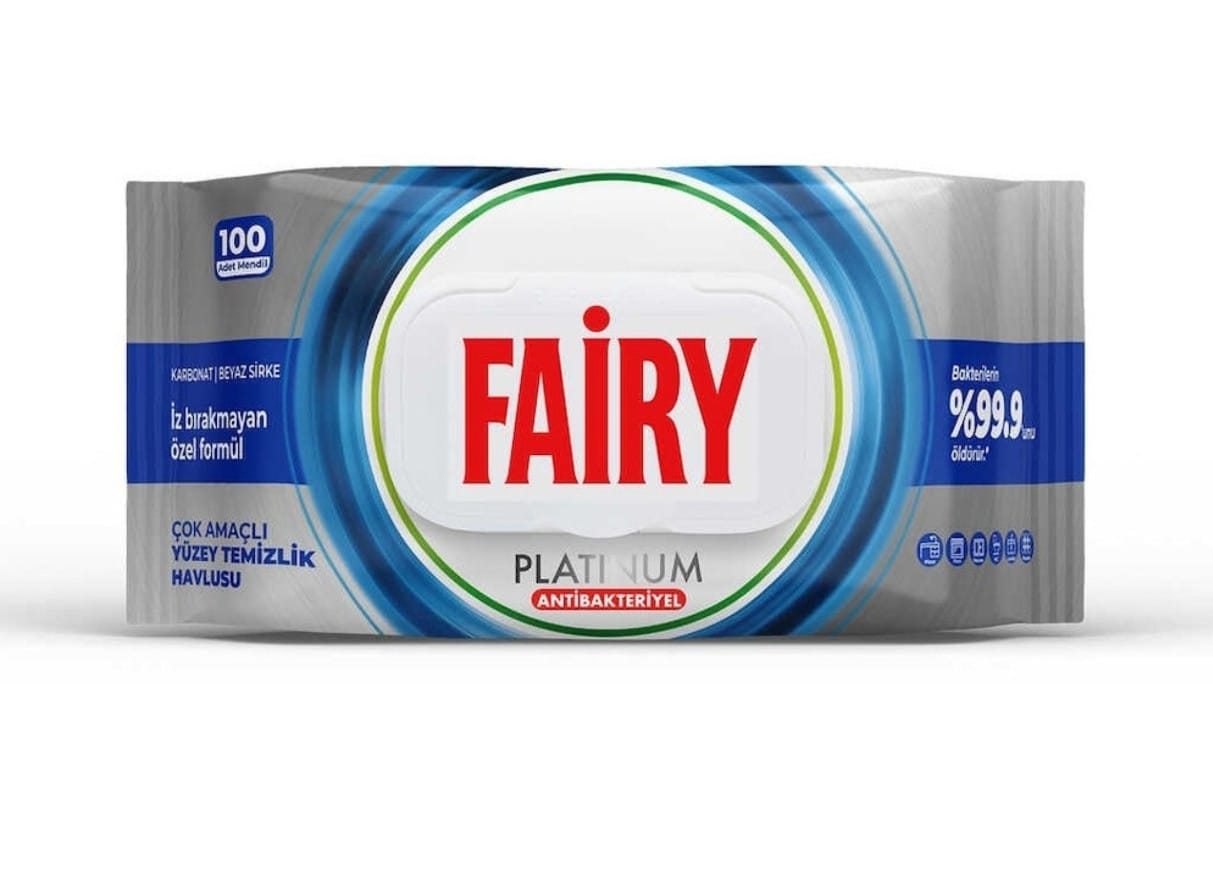 Servetele Fairy Platinium Antibacteriene 100buc