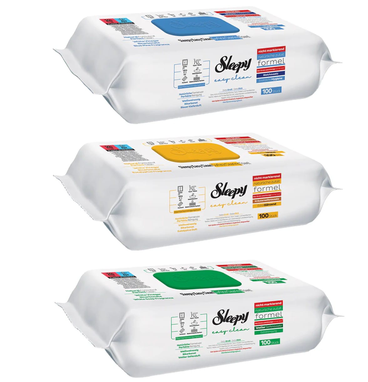 Pachet 3 şerveţele SLEEPY cu Bicarbonat