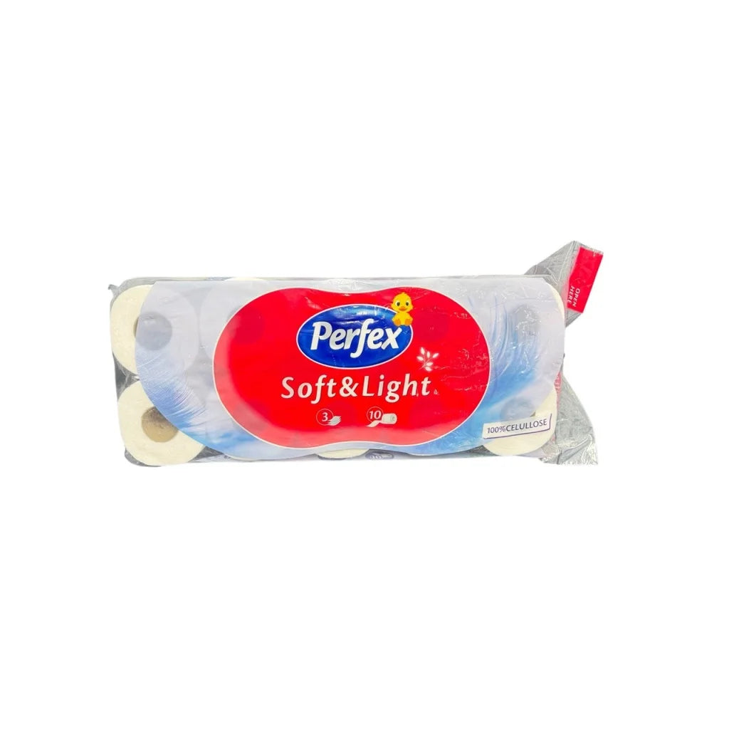 Hârtie igienică Perfex- White Soft&Light-3str-450g
