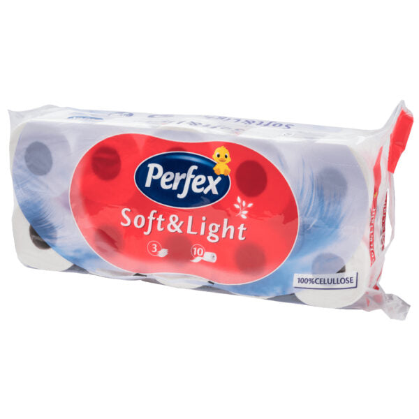Hârtie igienică Perfex- White Soft&Light-3str-450g