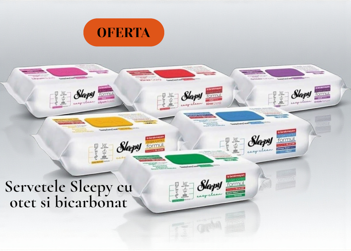 Şerveţele cu BICARBONAT SLEEPY 100buc