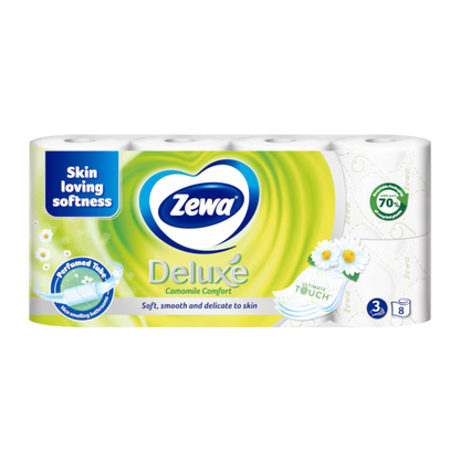 ZEWWA DELUXE HARTIE IGIENICA-8 ROLE-3 STRATURI