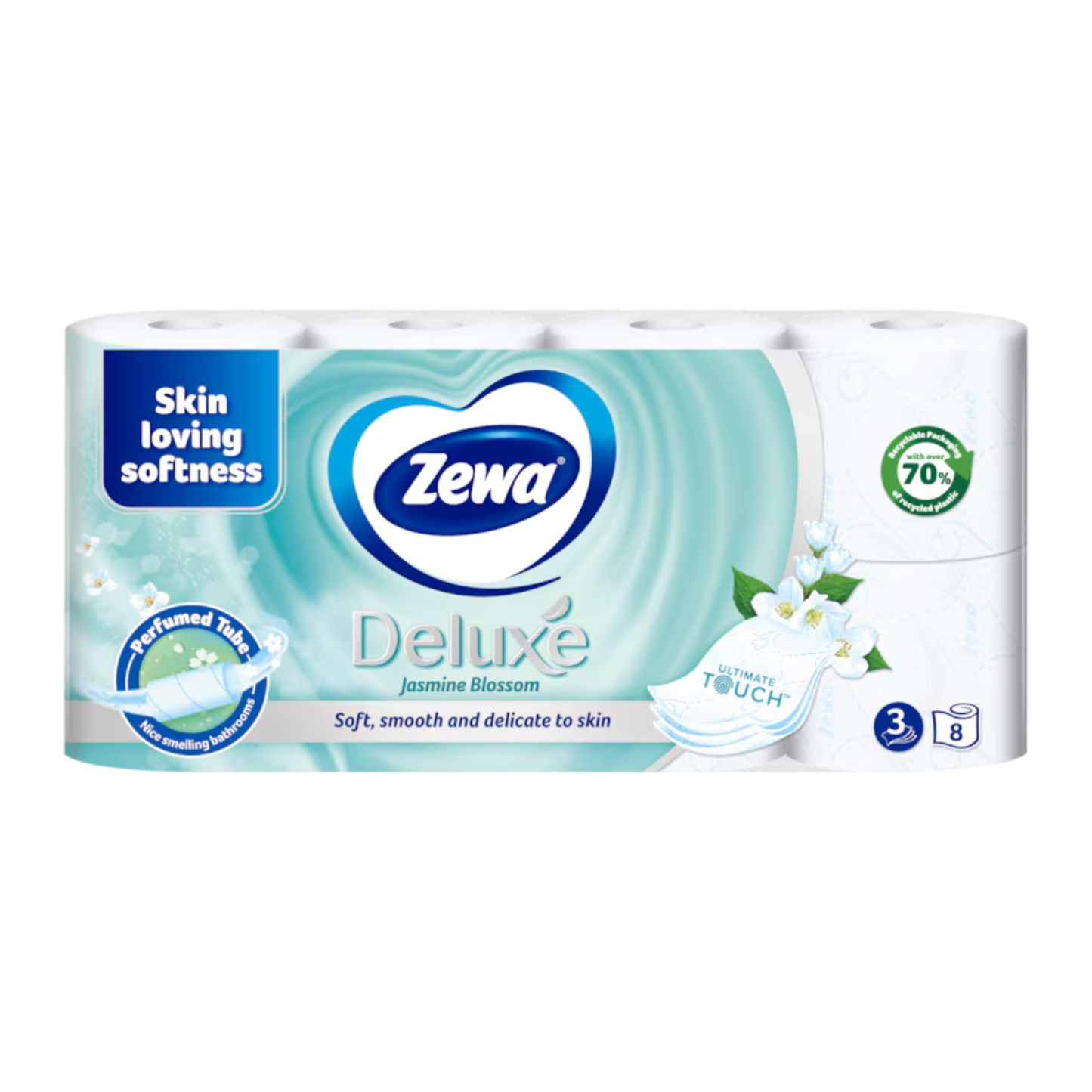 ZEWWA DELUXE HARTIE IGIENICA-8 ROLE-3 STRATURI