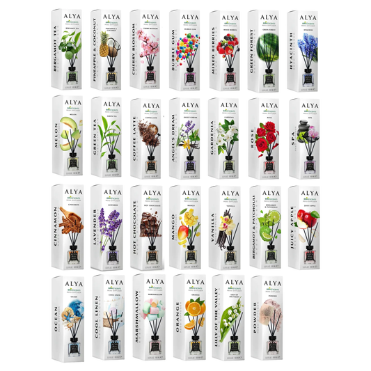 ODORIZANT DE CAMERĂ CU BETISOARE ALYA-100ML