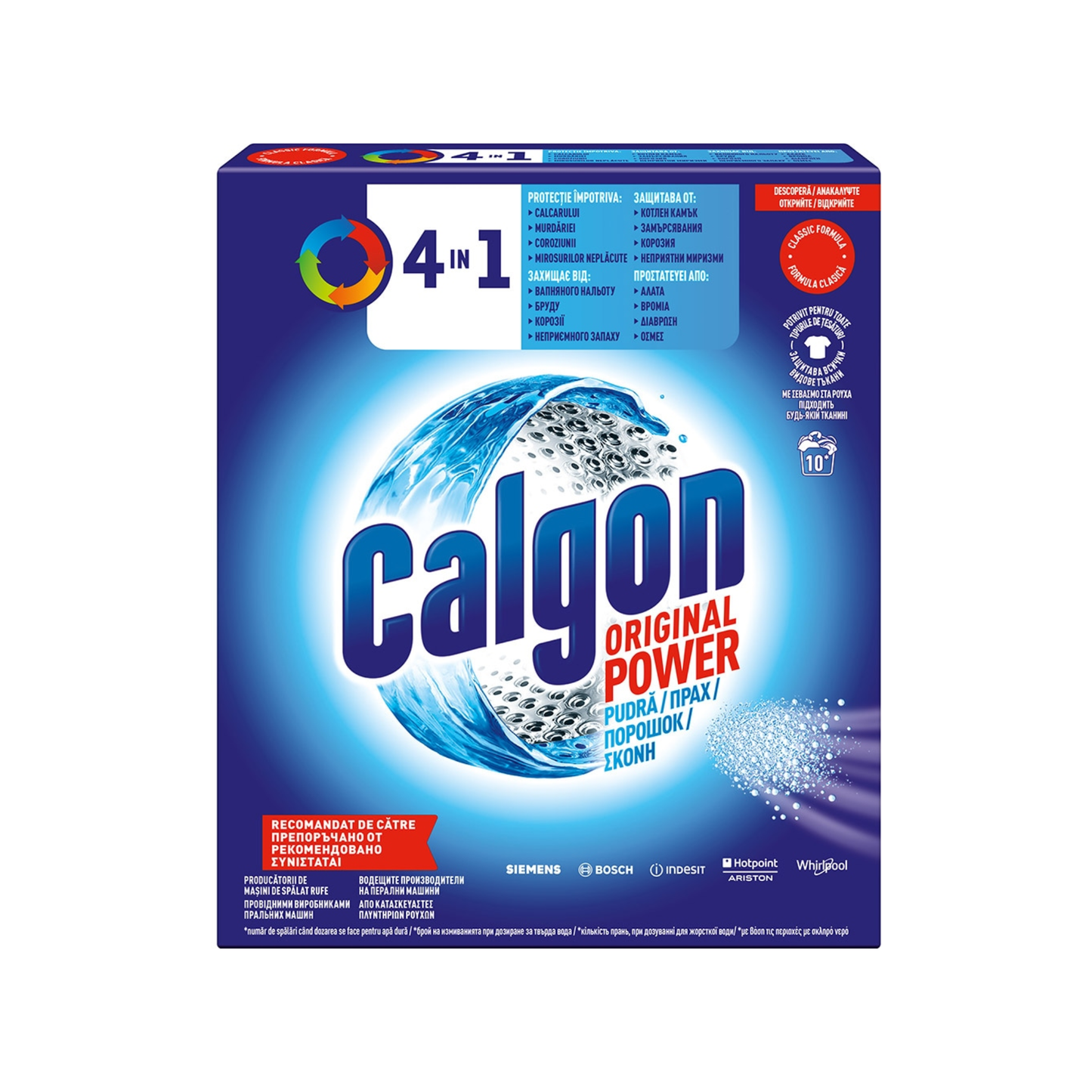CALGON PUDRĂ 4 în 1 – 500g