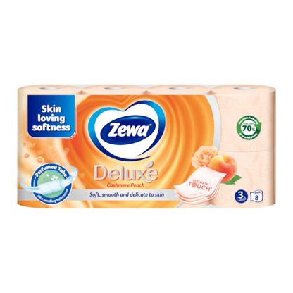 ZEWWA DELUXE HARTIE IGIENICA-8 ROLE-3 STRATURI