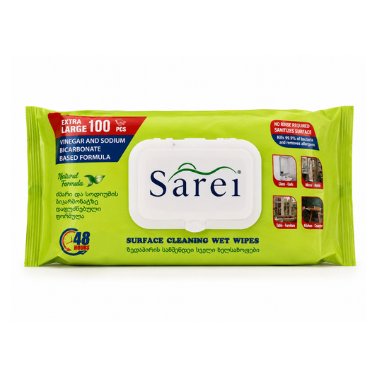 SAREI SERVETELE UMEDE MULTISUPRAFETE 100BUC