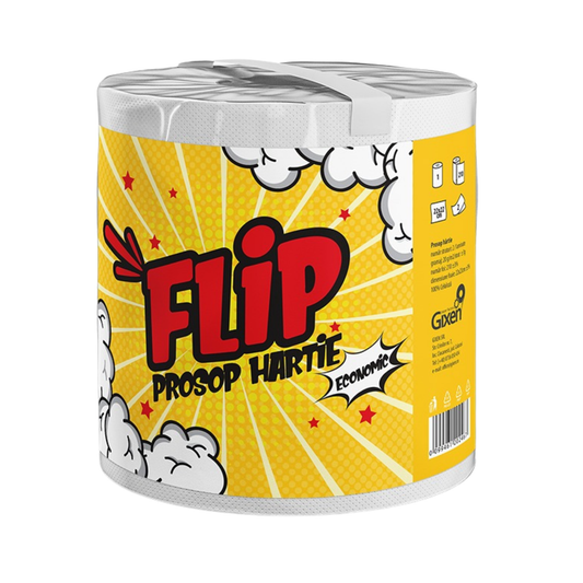 FLIP GALBEN PROSOP DE BUCATARIE ECONOMIC-2 STRATURI-210 FOI