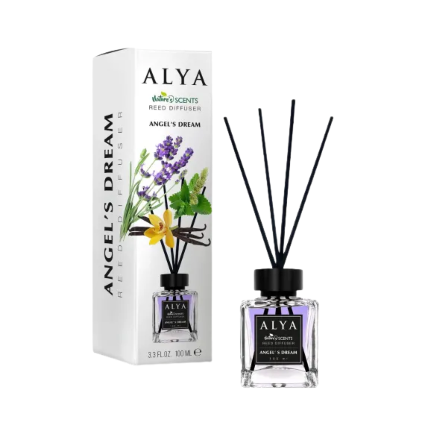 ODORIZANT DE CAMERĂ CU BETISOARE ALYA-100ML