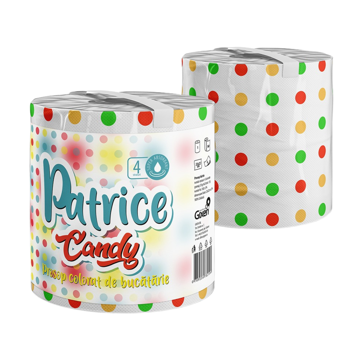PATRICE  PROSOP DE BUCATARIE CANDY -4 STRATURI-160 FOI