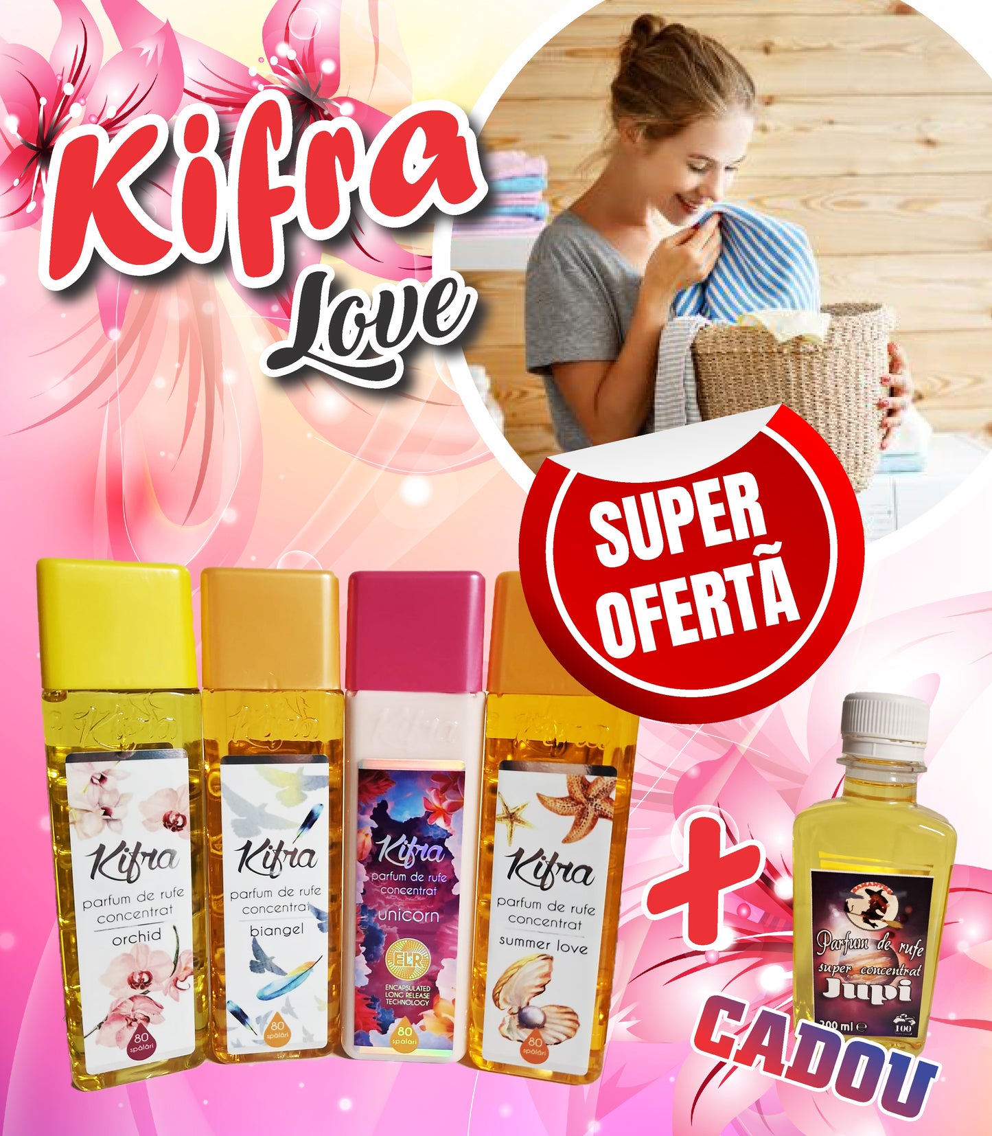 PACHET PARFUM rufe KIFRA -4+1 Gratis -195 lei