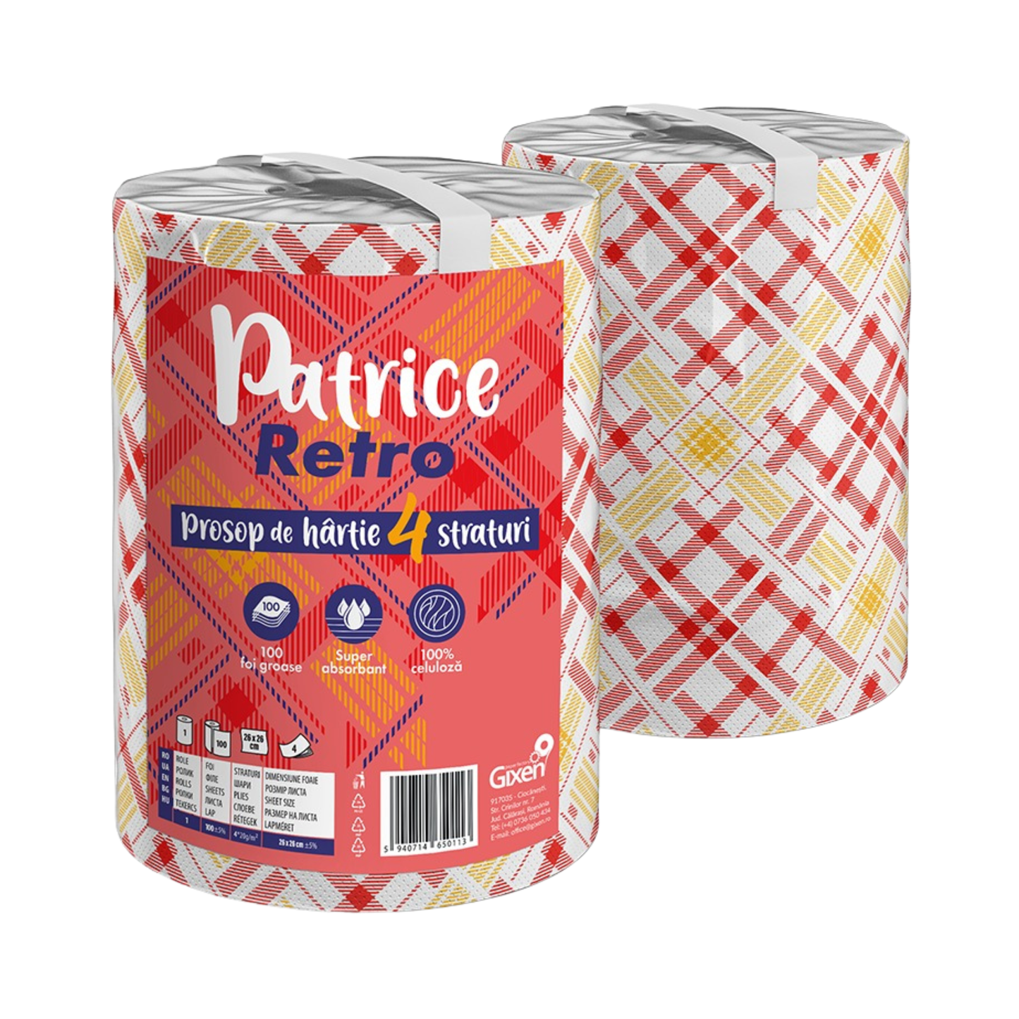 PATRICE  PROSOP DE BUCATARIE RETRO -4 STRATURI-100 FOI