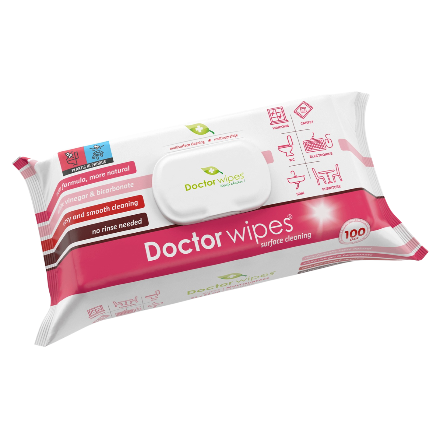DOCTOR WIPES SERVETELE UMEDE MULTISUPRAFETE