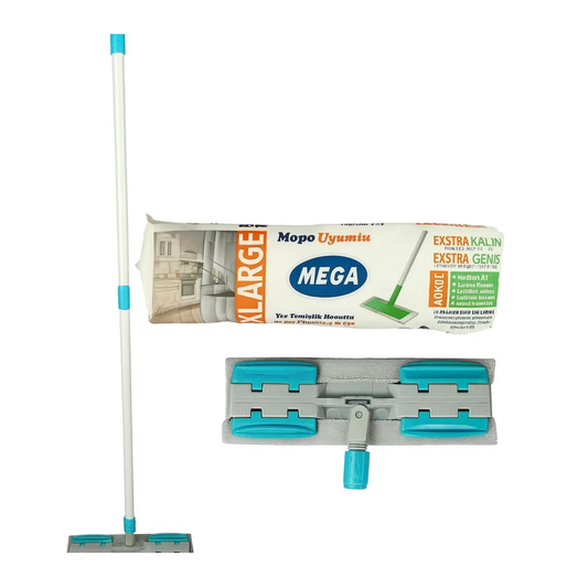 SET MOP TELESCOPIC 140CM+SERVETELE MOP 40BUC MEGA