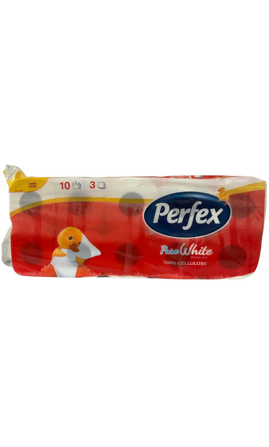 Hârtie Igienică Perfex 3 straturi 10role/bax