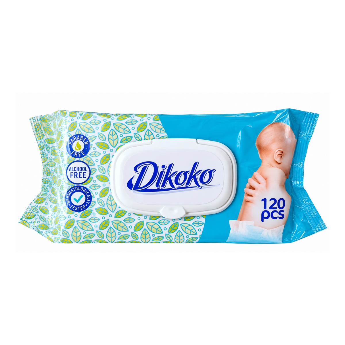 DIKOKO ȘERVEȚELE UMEDE PENTRU BEBELUȘI – 120 BUC.