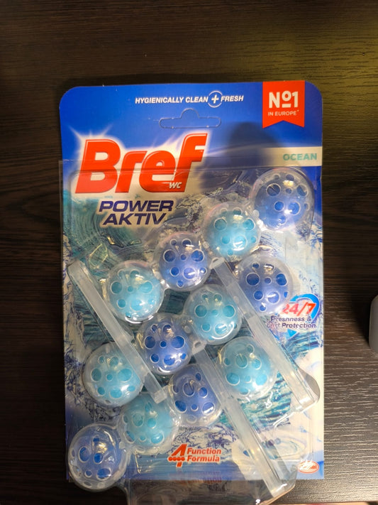 BREF odorizant toaleta OCEAN 3*50gr