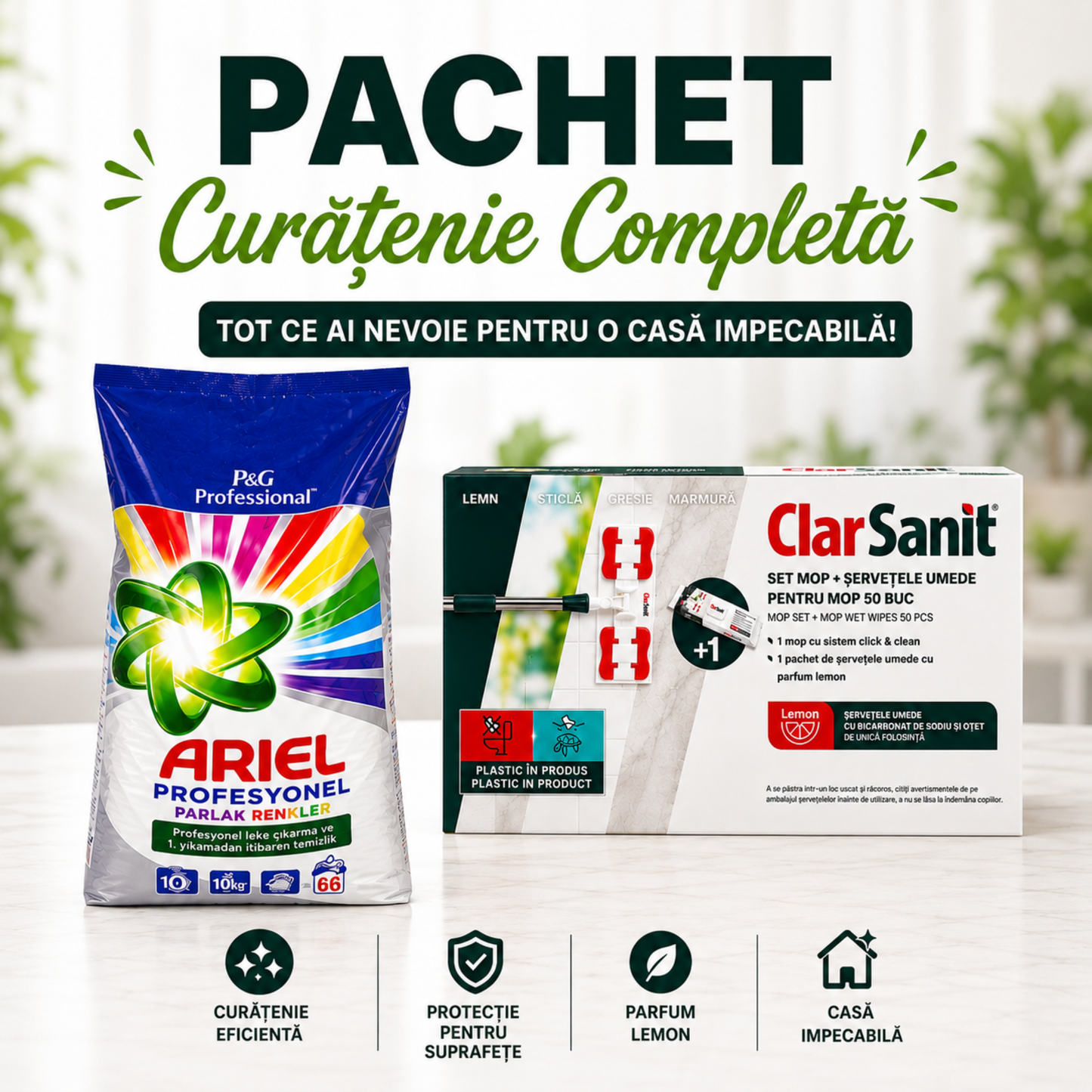 PACHET CURĂȚENIE COMPLETĂ