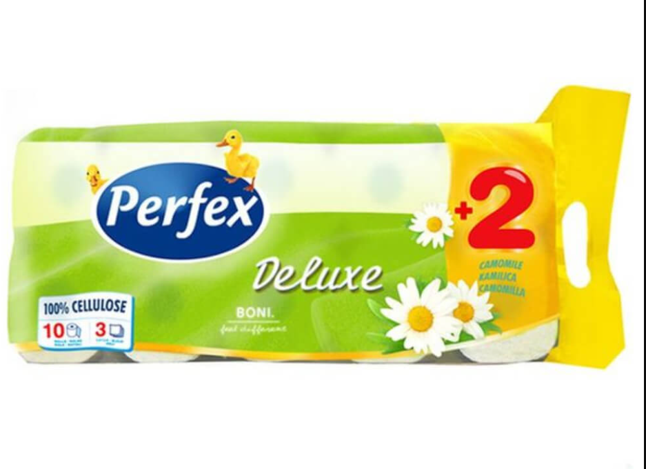 Hartie Igienica PERFEX DELUXE 10 Role / 3 Straturi