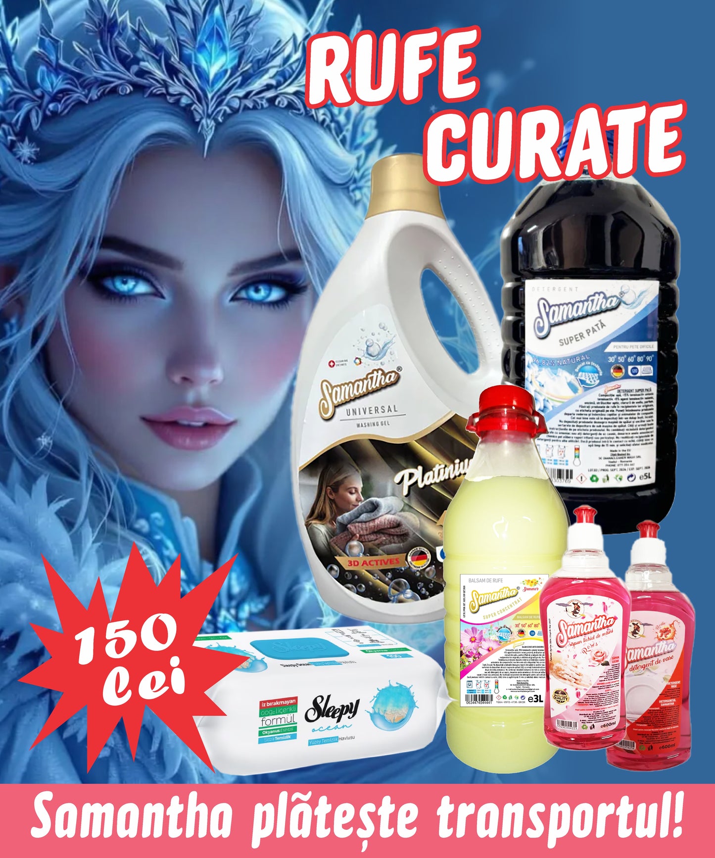 Pachet RUFE CURATE-150lei(transport gratuit)