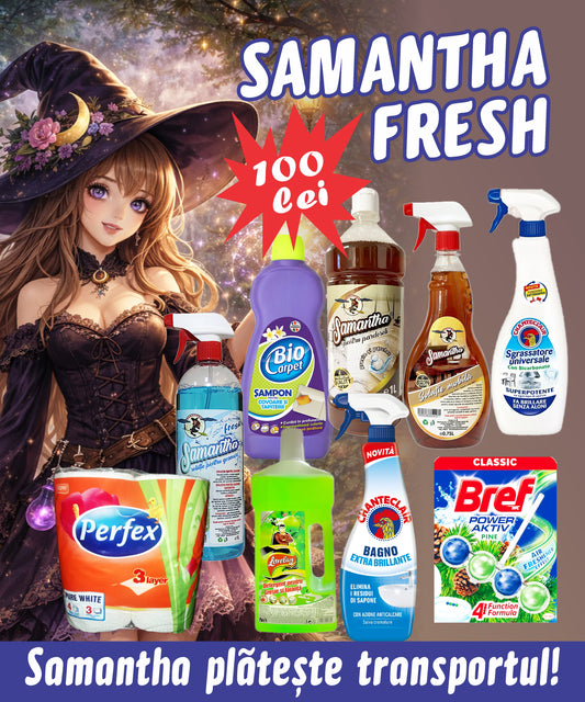 Pachet SAMANTHA FRESH-100lei(transport gratuit)