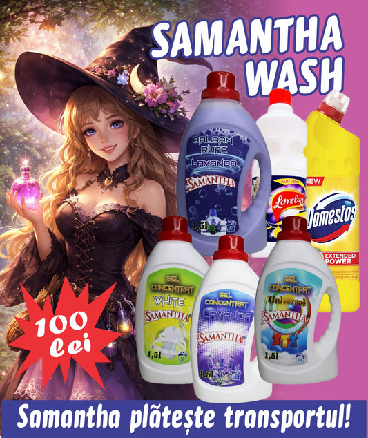 Pachet SAMANTHA WASH-100 lei(transport gratuit)