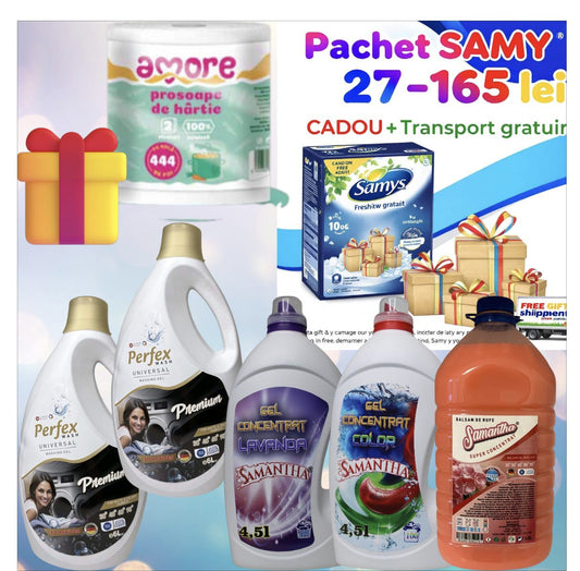 Pachet SAMY 27 - Bonus Rolă Hârtie Amore + Transport GRATUIT