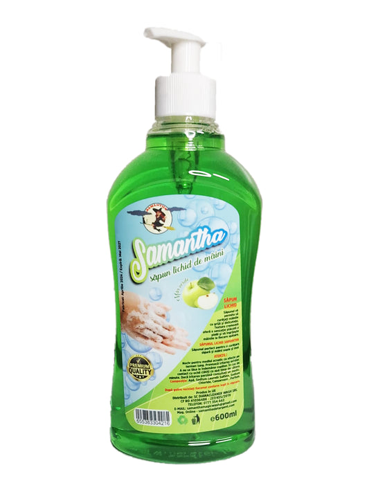 Săpun lichid de mâini MĂR-pompiţă 600ml