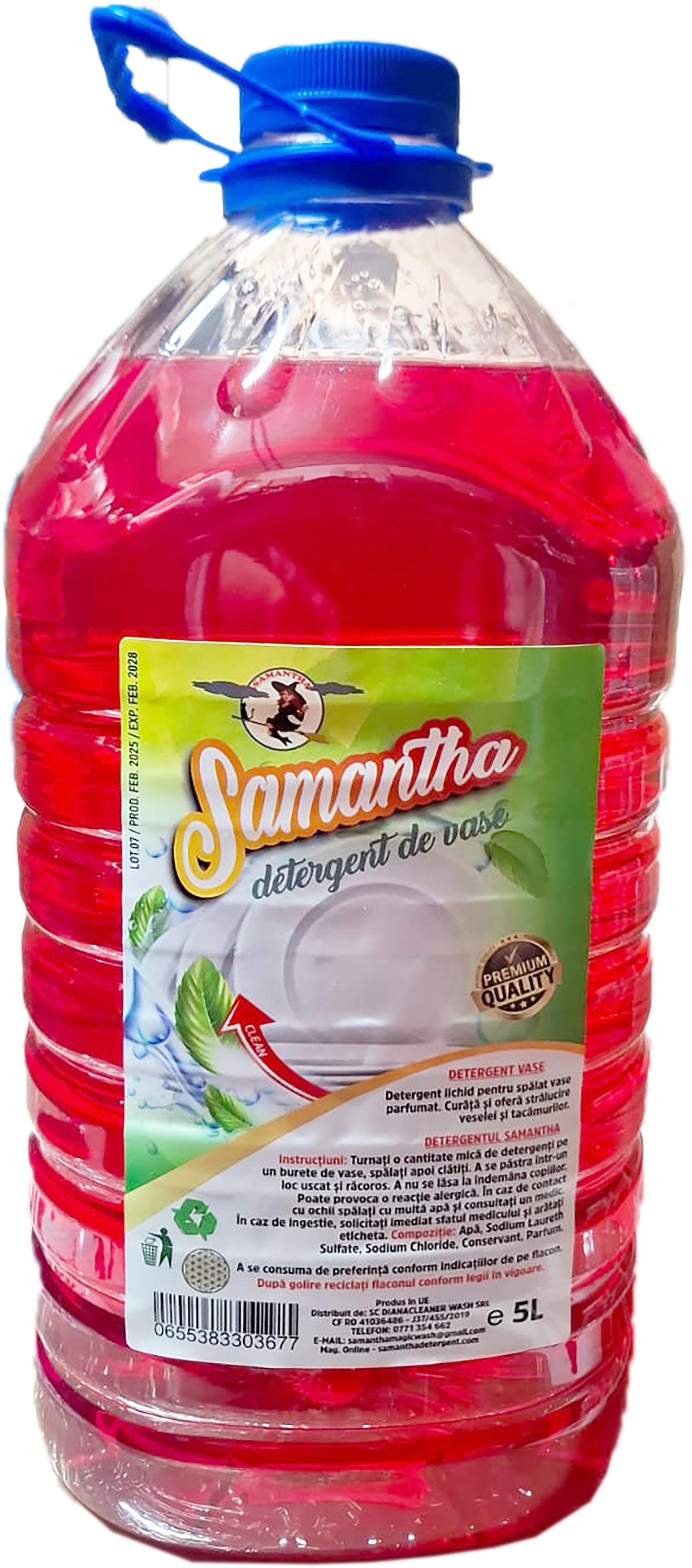 Detergent Vase RODIE-Eco 5L