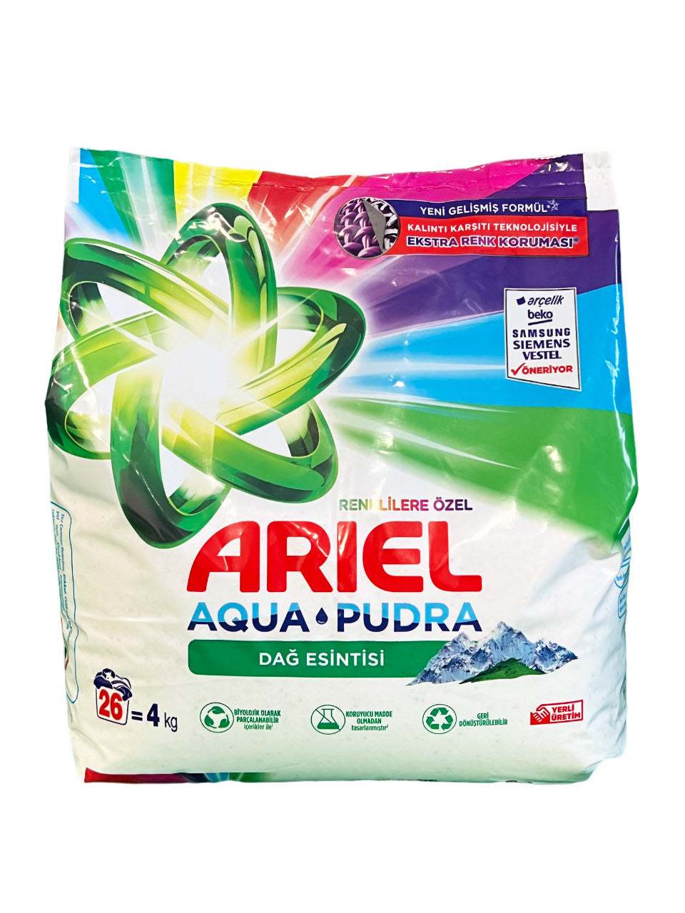 Detergent de rufe ARIEL - 4 Kg - 26 spalari