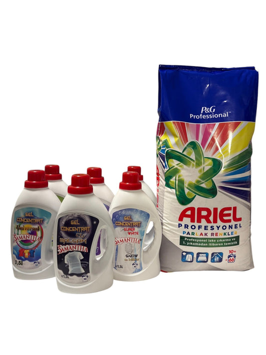 Pachet SAMY 12 -ariel+deterg