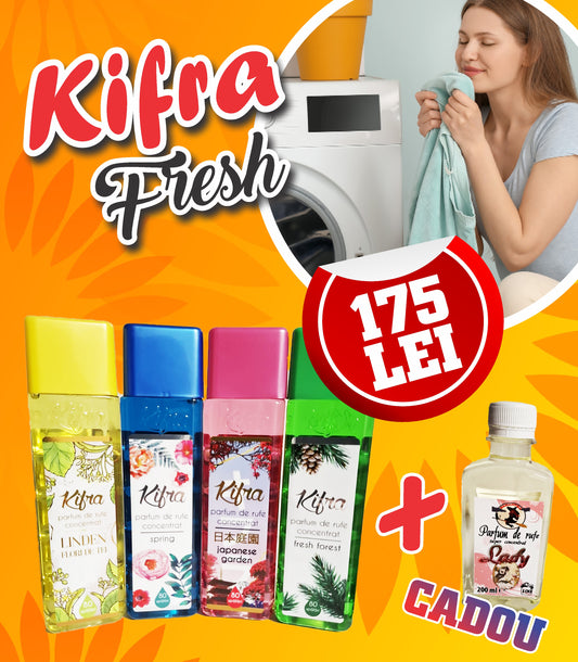 PACHET PARFUM rufe KIFRA -4+1 Gratis -175 lei