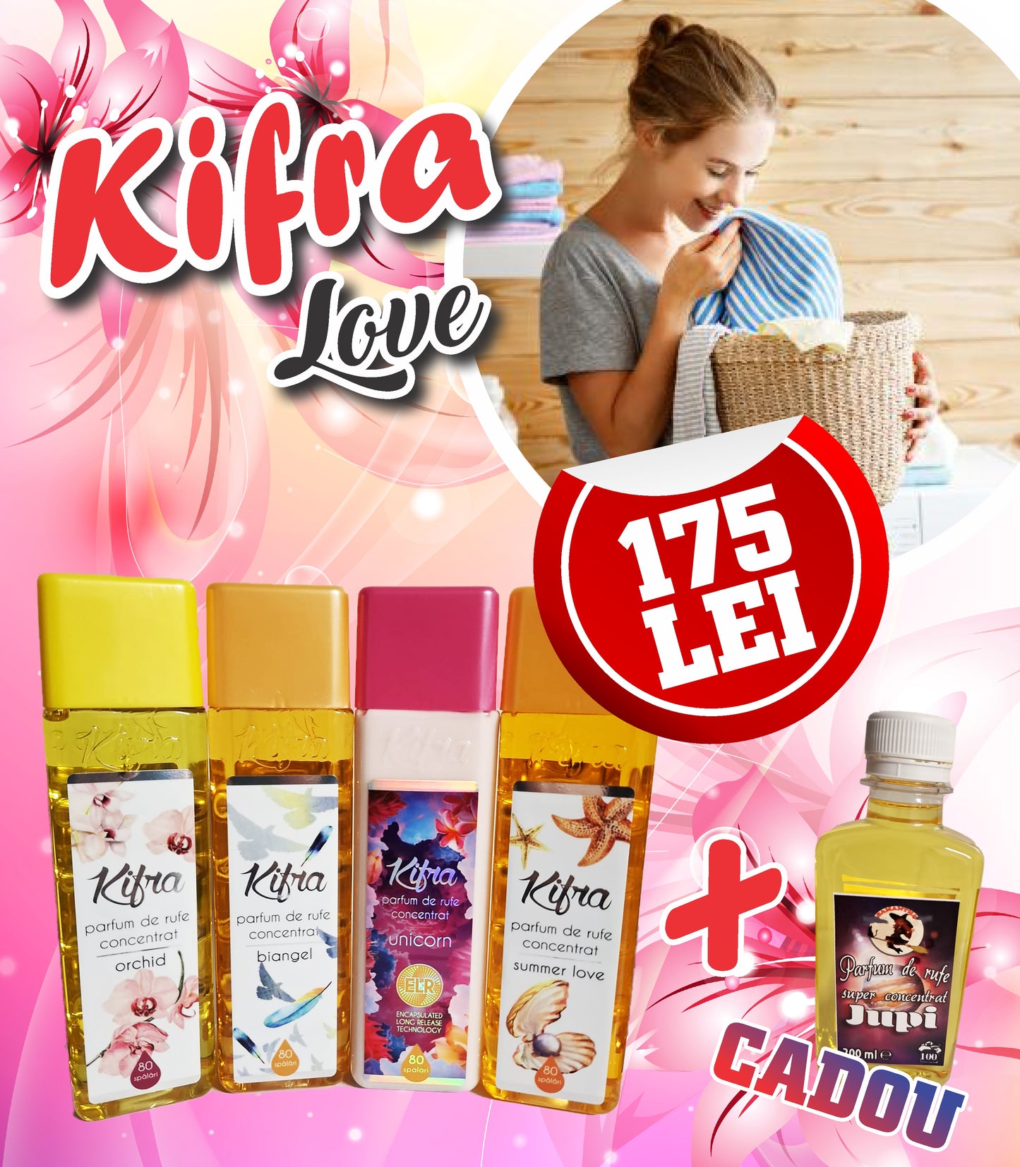 PACHET PARFUM rufe KIFRA -4+1 Gratis -175 lei
