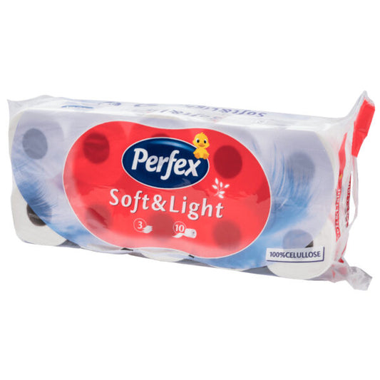 Hârtie igienică Perfex- White Soft&Light-3str-450g