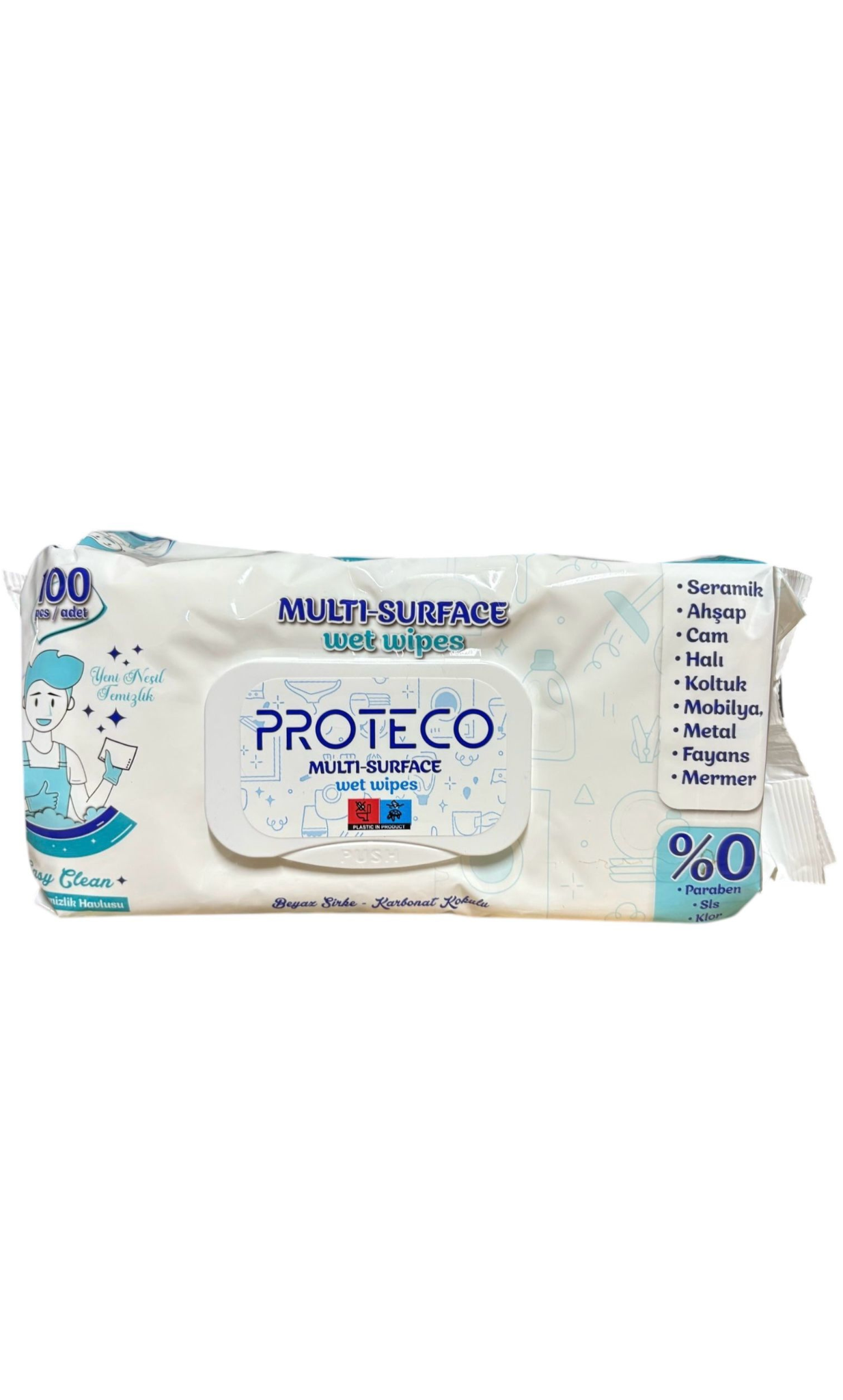 Servetele PROTECO Multi-Suprafete 100buc
