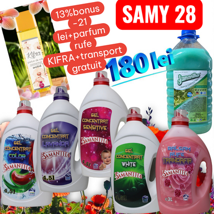 Pachet SAMY 28 -bonus kifra+21 lei +transport gratuit