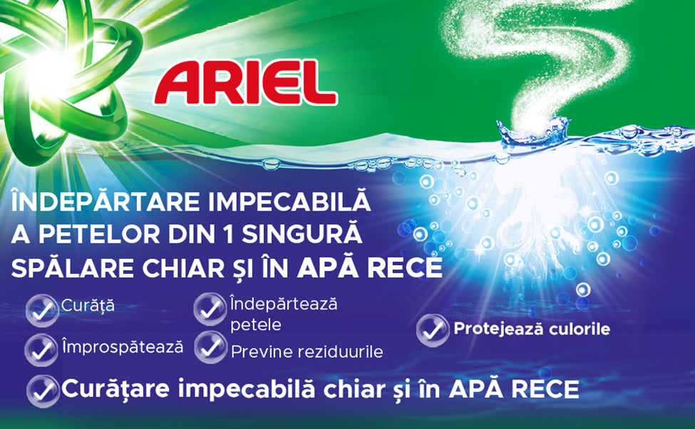 Detergent  ARIEL 10kg - 66 spalari