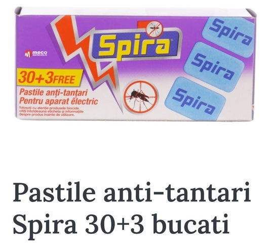 Pastile SPIRA anti-tantari 30+3